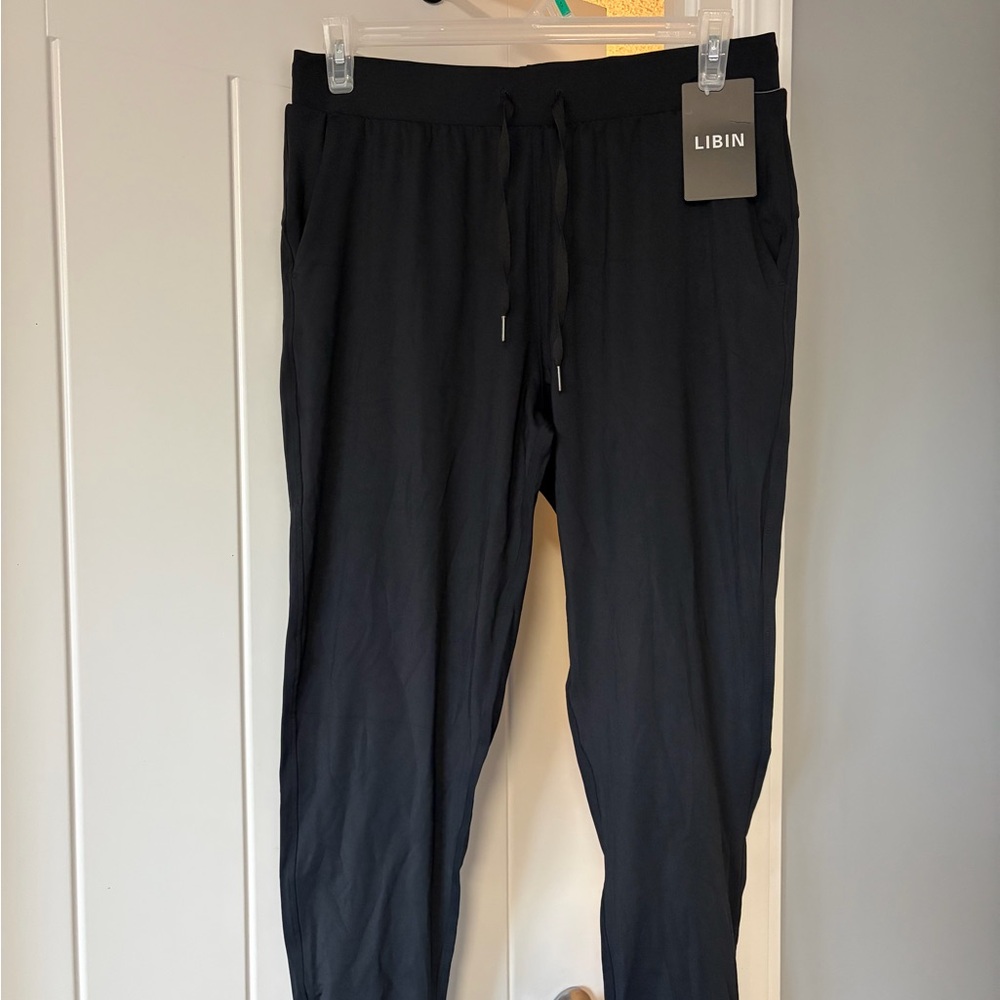 Libin Women's Classic Black Joggers